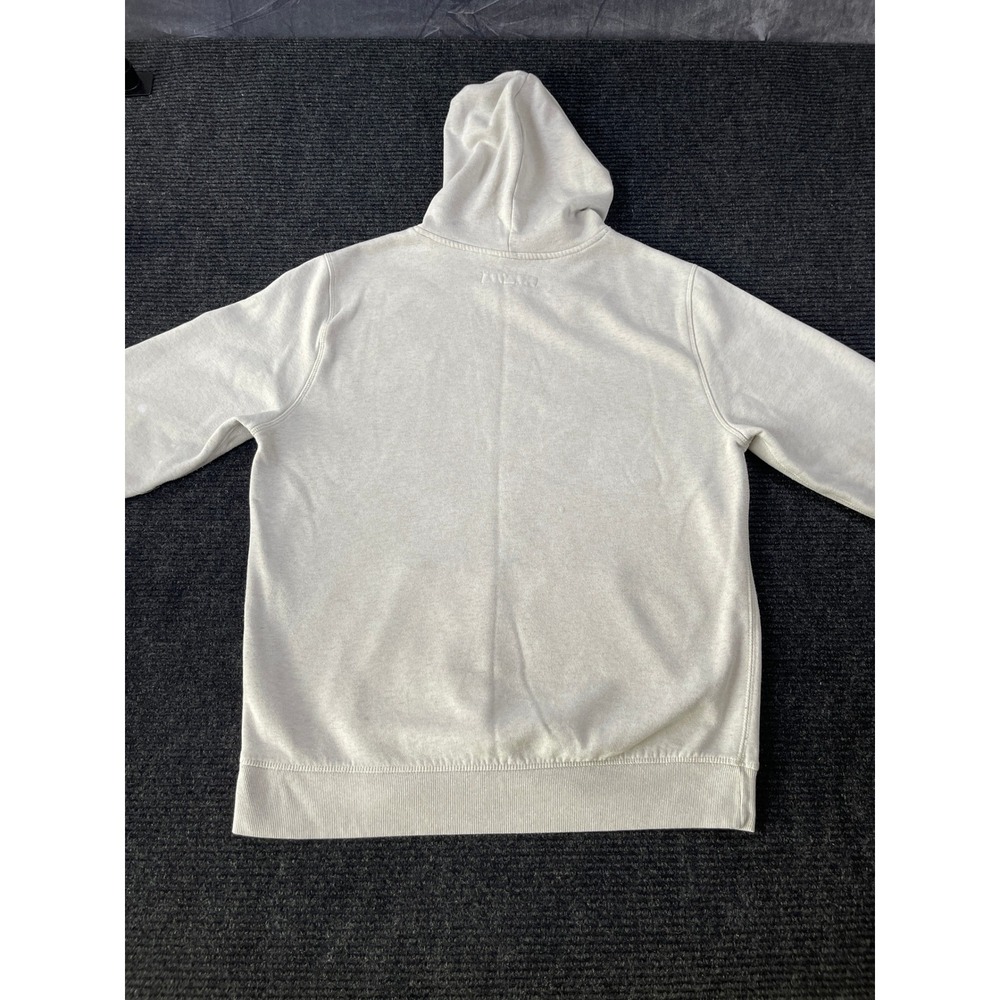 Levis Mens Camo Box Logo Hoodie Oatmeal Heather Fleece Pullover Large - Picture 8 of 9
